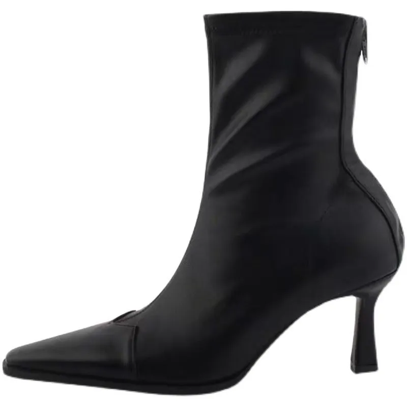 MONANKA HEELED ANKLE BOOTS