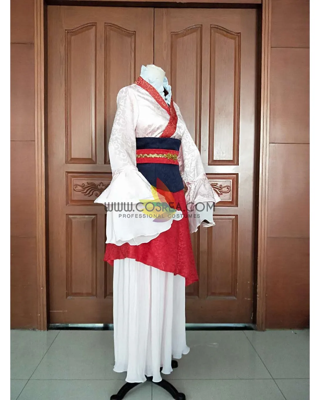 Mulan Classic Brocade Satin Cosplay Costume