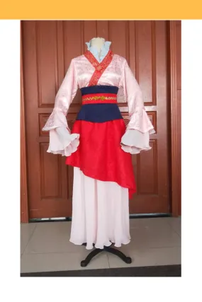 Mulan Classic Brocade Satin Cosplay Costume