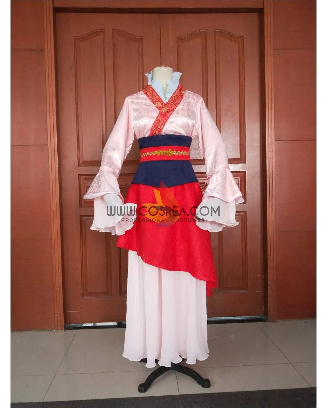 Mulan Classic Brocade Satin Cosplay Costume