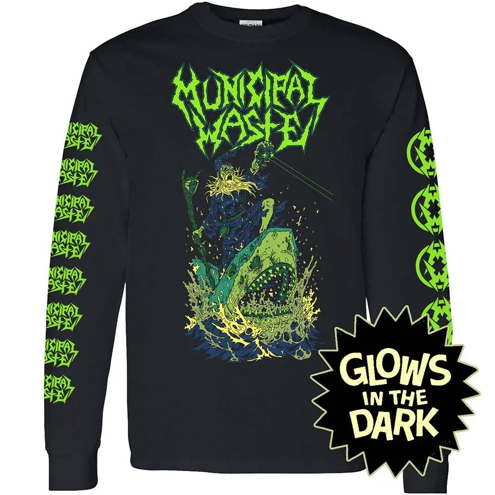 Municipal Waste Glow Shark Long Sleeve