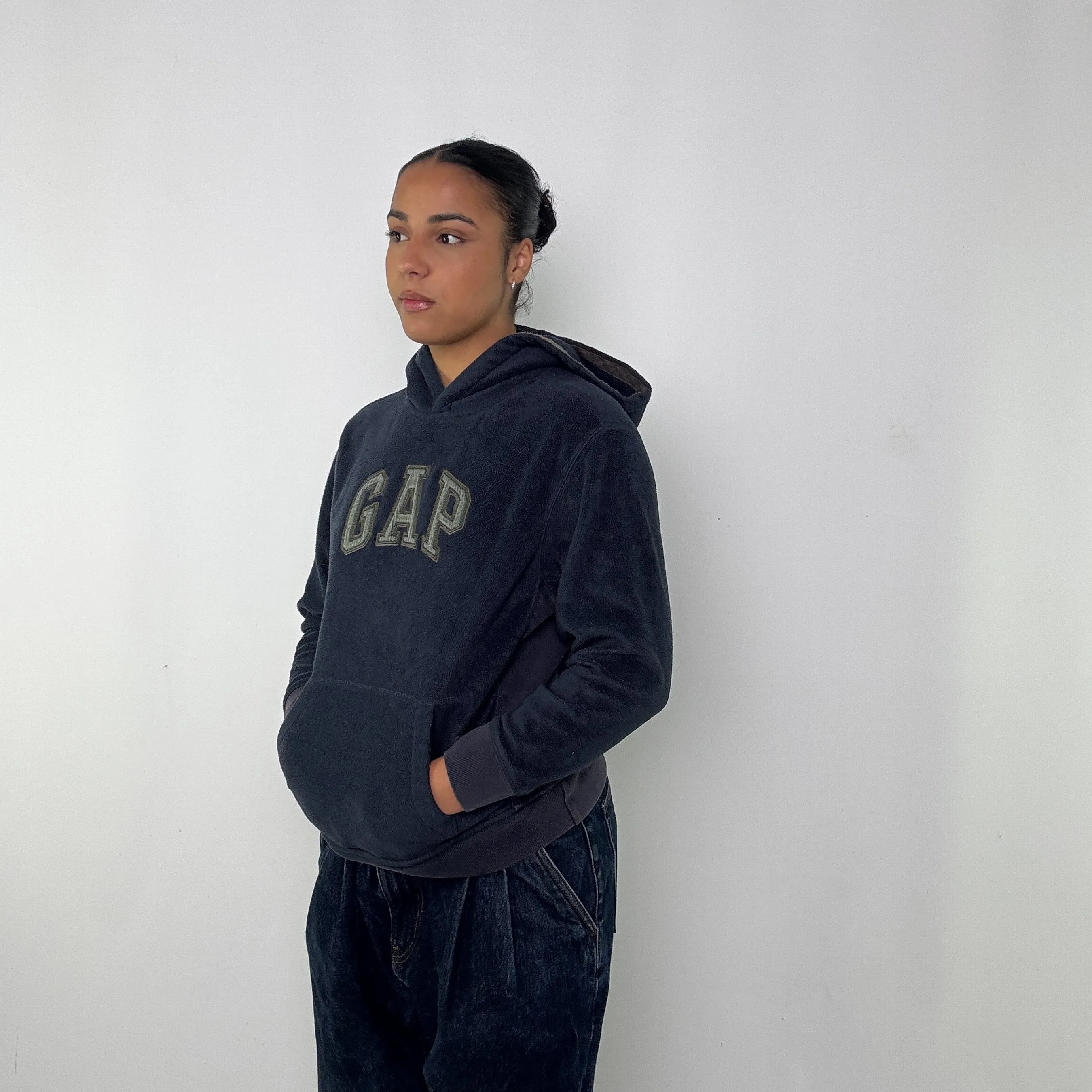 Navy Blue y2ks Gap Hoodie (XL)