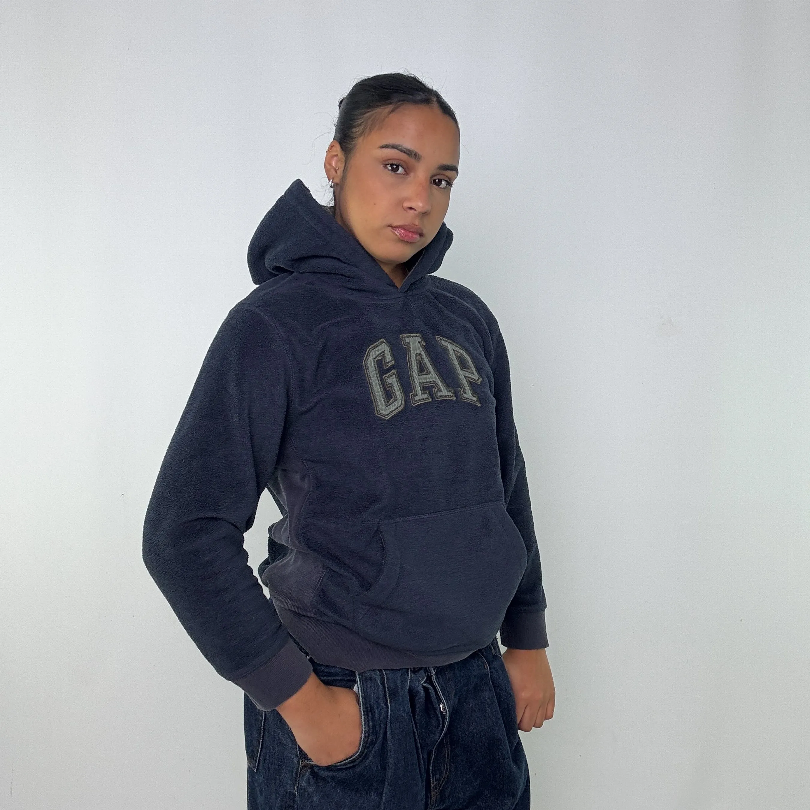 Navy Blue y2ks Gap Hoodie (XL)