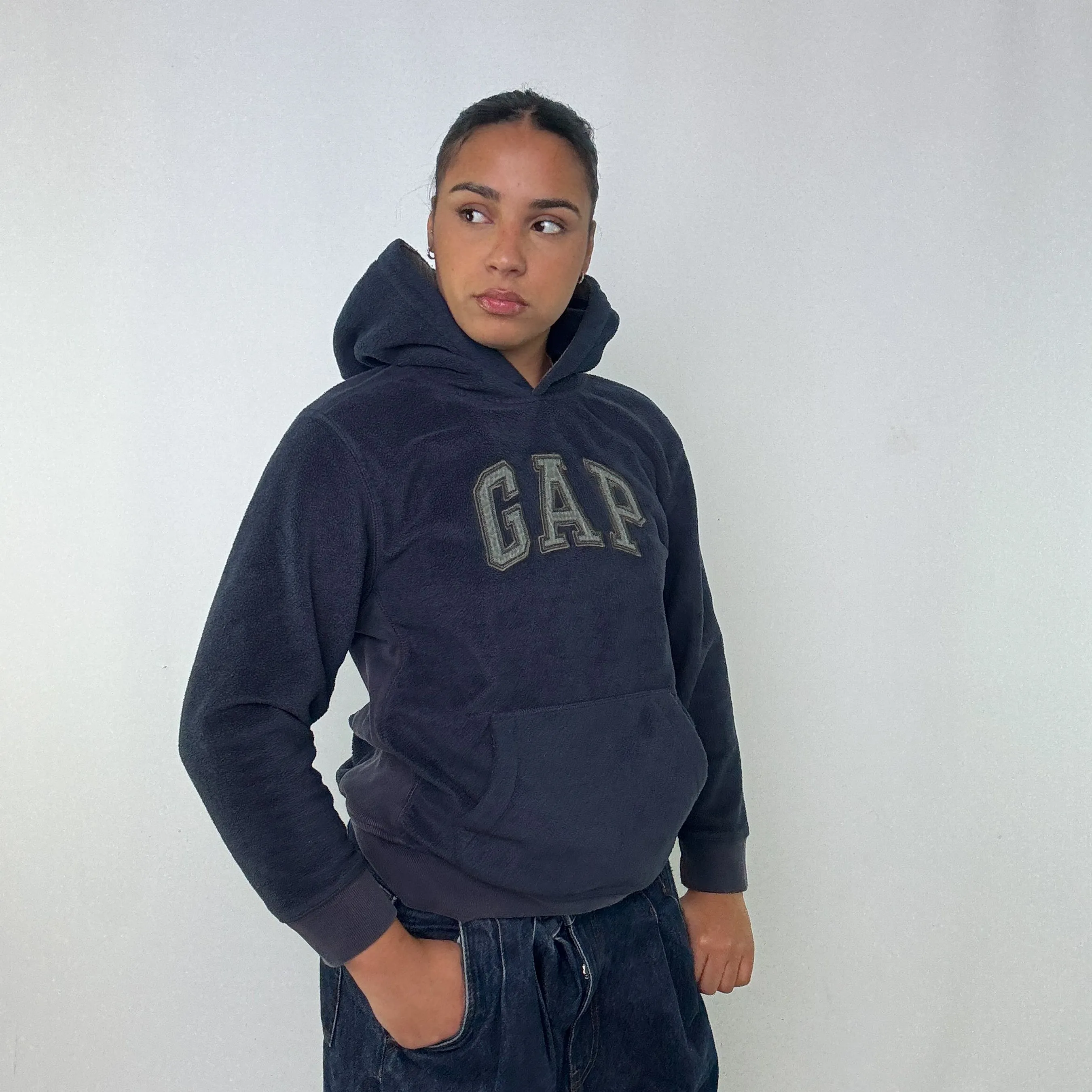 Navy Blue y2ks Gap Hoodie (XL)