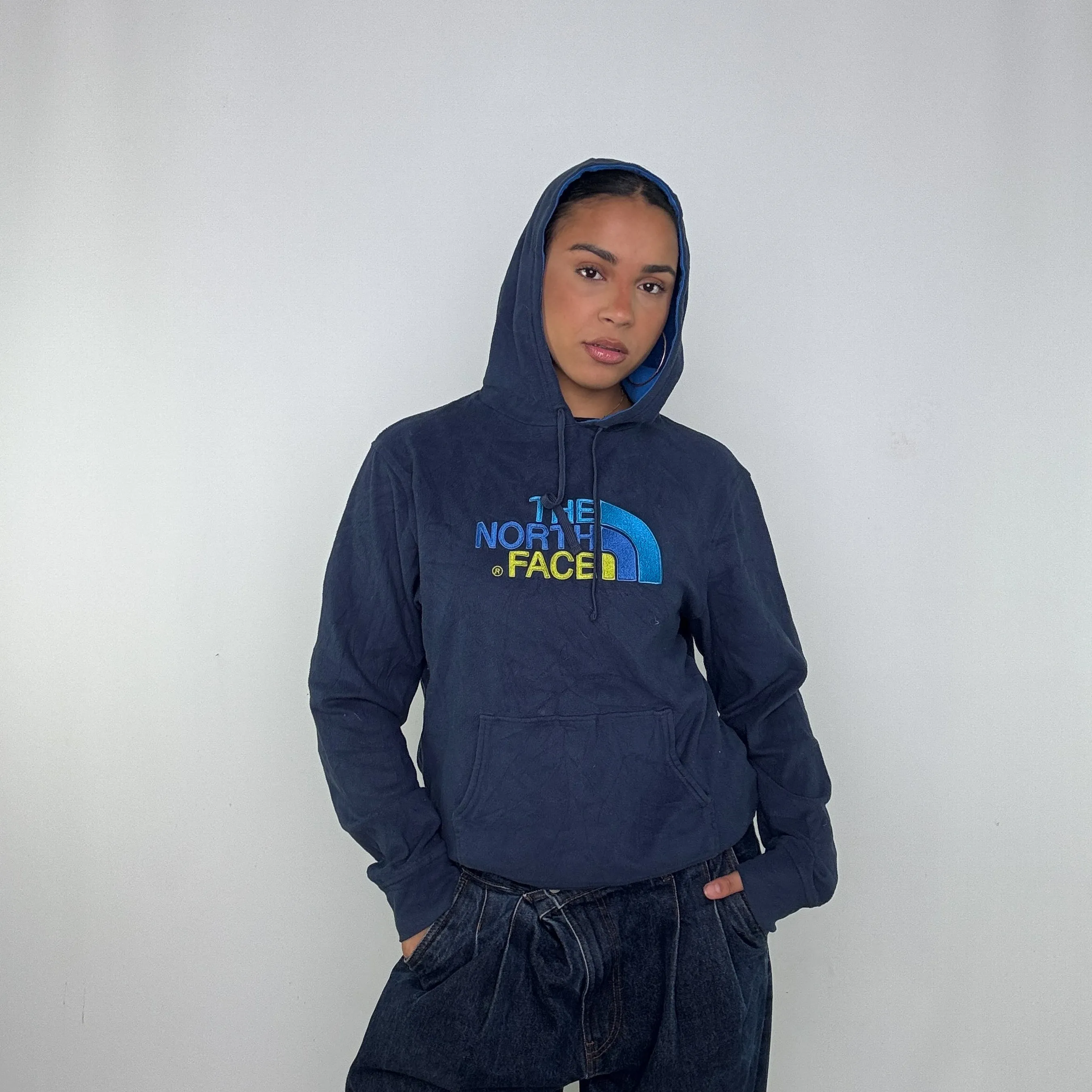 Navy Blue y2ks The North Face Hoodie (M)