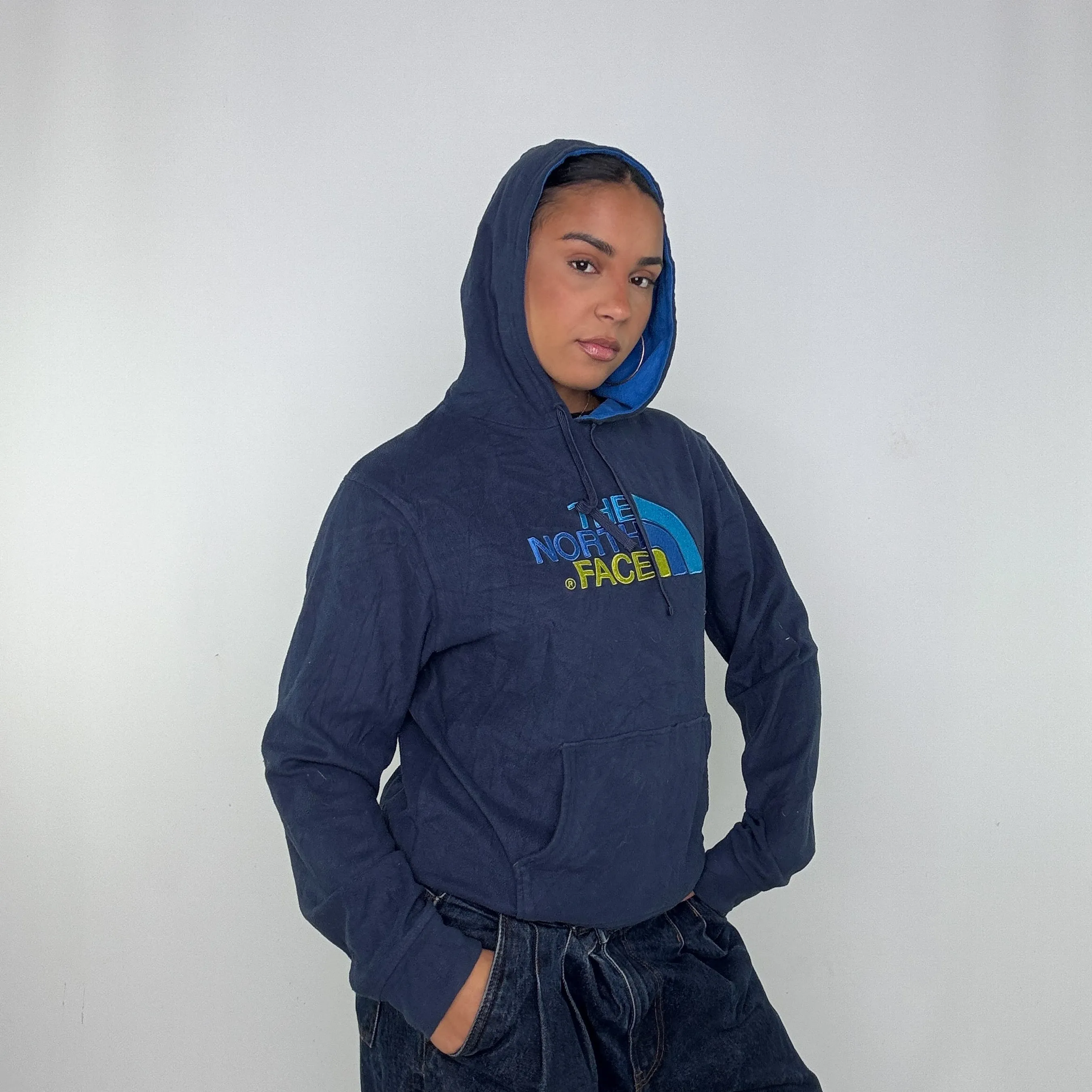 Navy Blue y2ks The North Face Hoodie (M)