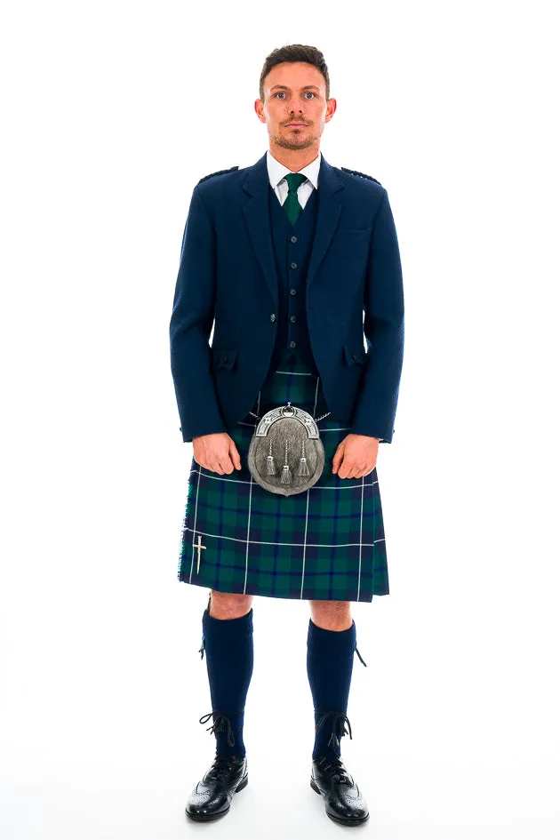 Navy crail kilt outfit