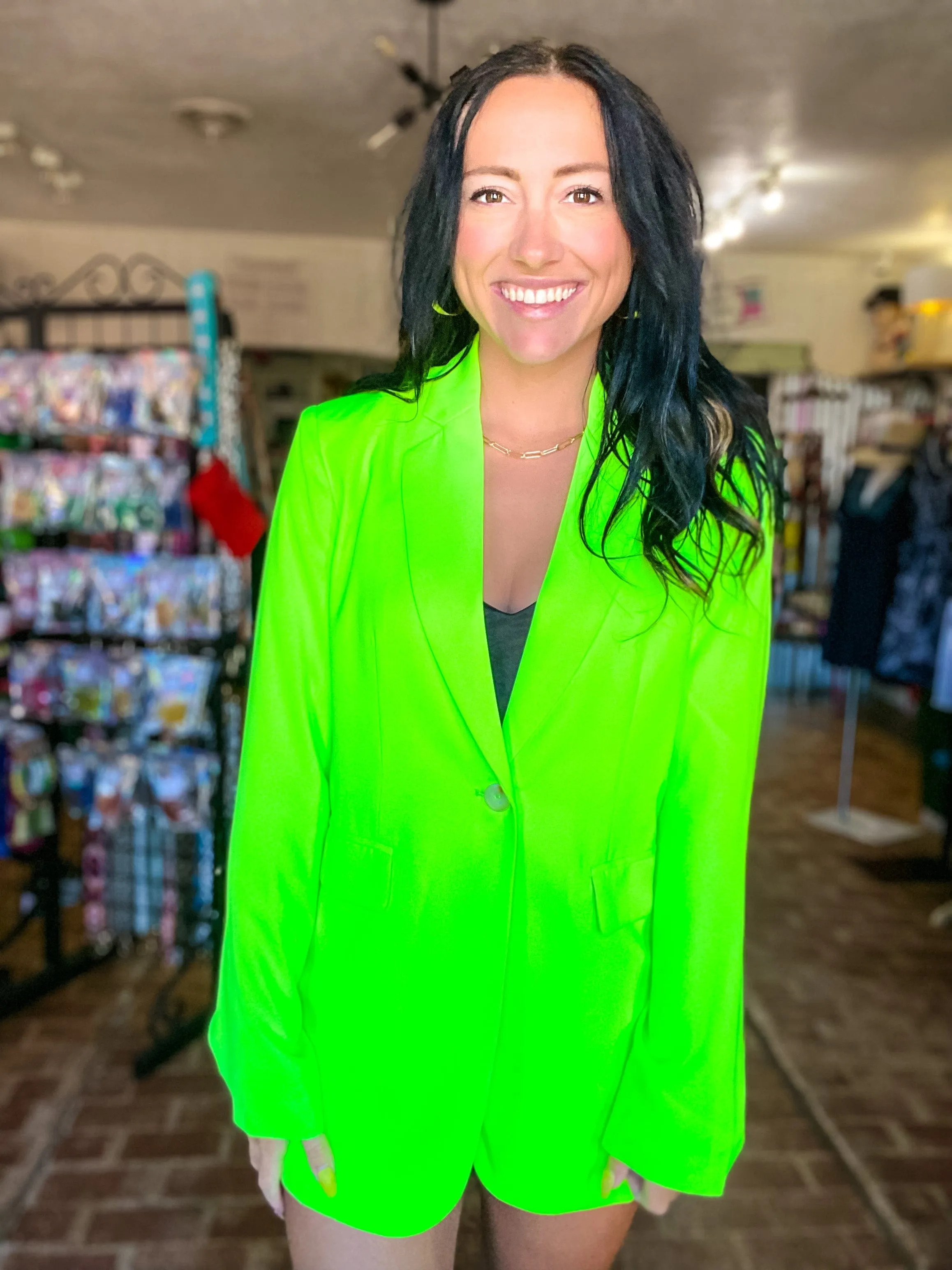 Neon Nights Lime Blazer