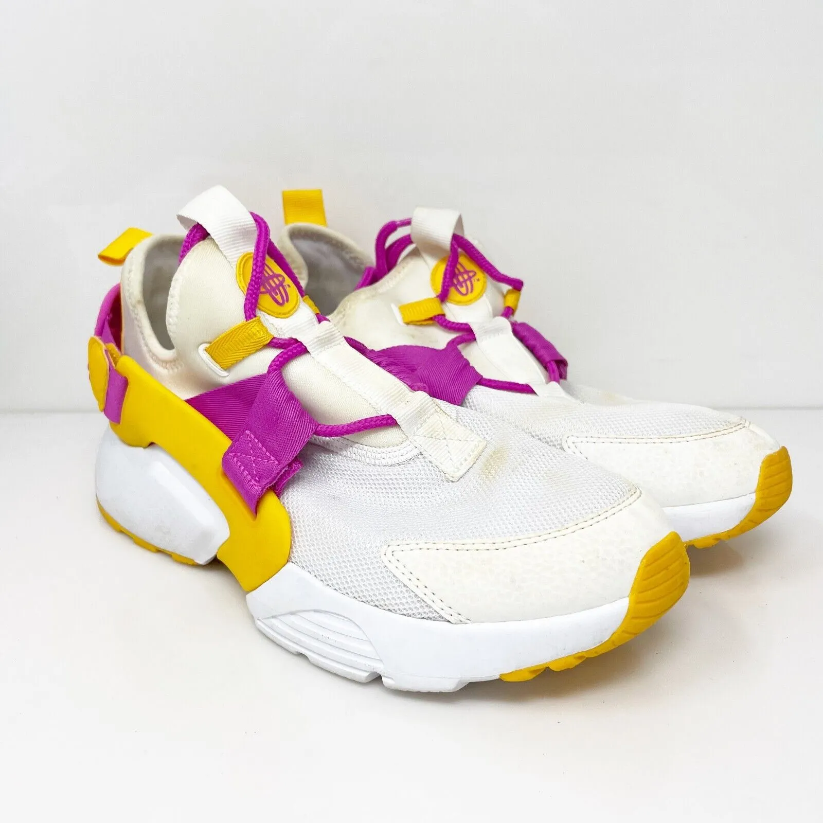 Nike Womens Air Huarache City Low AH6804-102 White Running Shoes Sneakers Sz 8.5