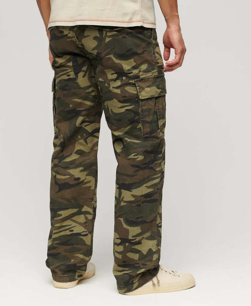 Organic Cotton Baggy Cargo Pants | Nathan Camo