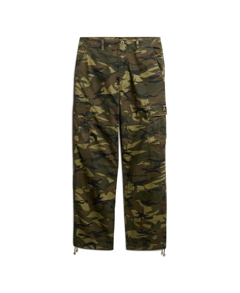 Organic Cotton Baggy Cargo Pants | Nathan Camo