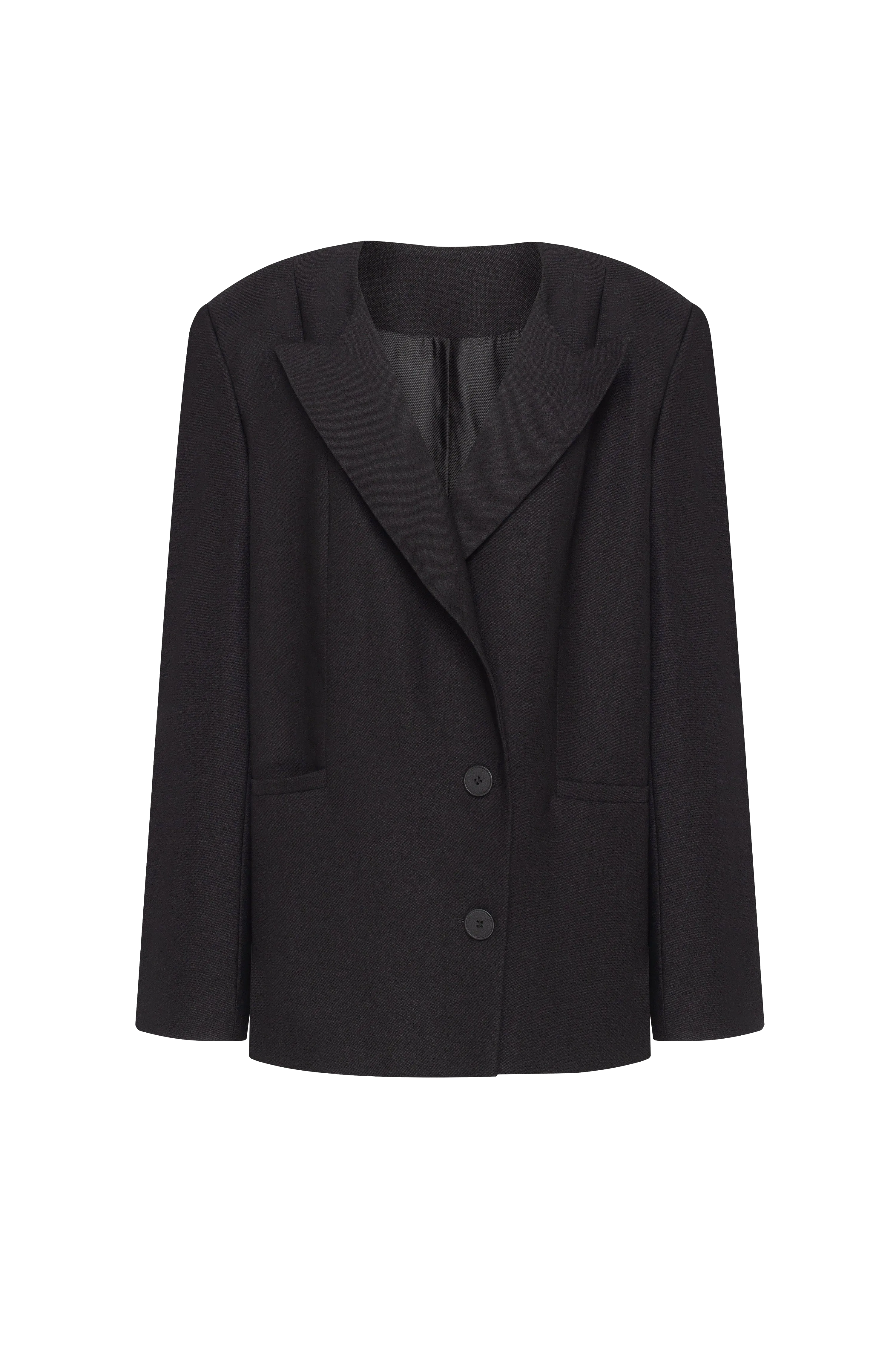 Panache black single-breasted blazer, Xo Xo