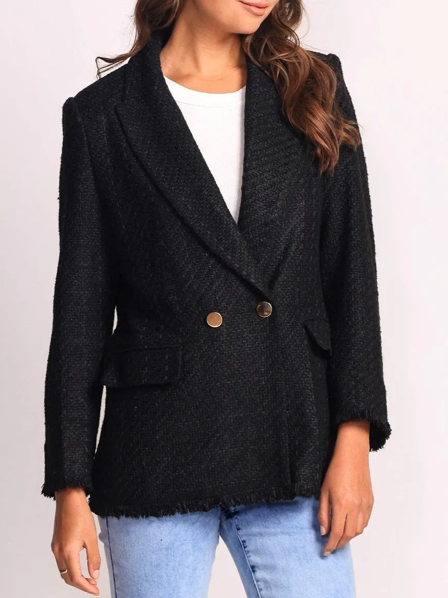 PINK MARTINI Sierra Tweed Blazer