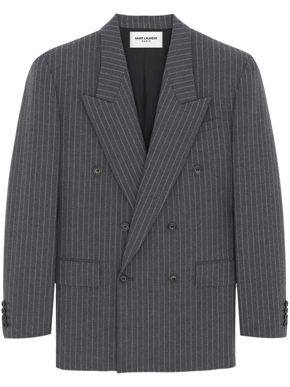 PINSTRIPE DOUBLE BREASTED BLAZER