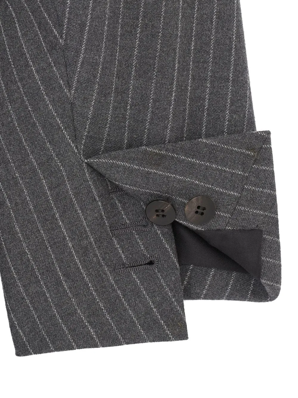 PINSTRIPE DOUBLE BREASTED BLAZER