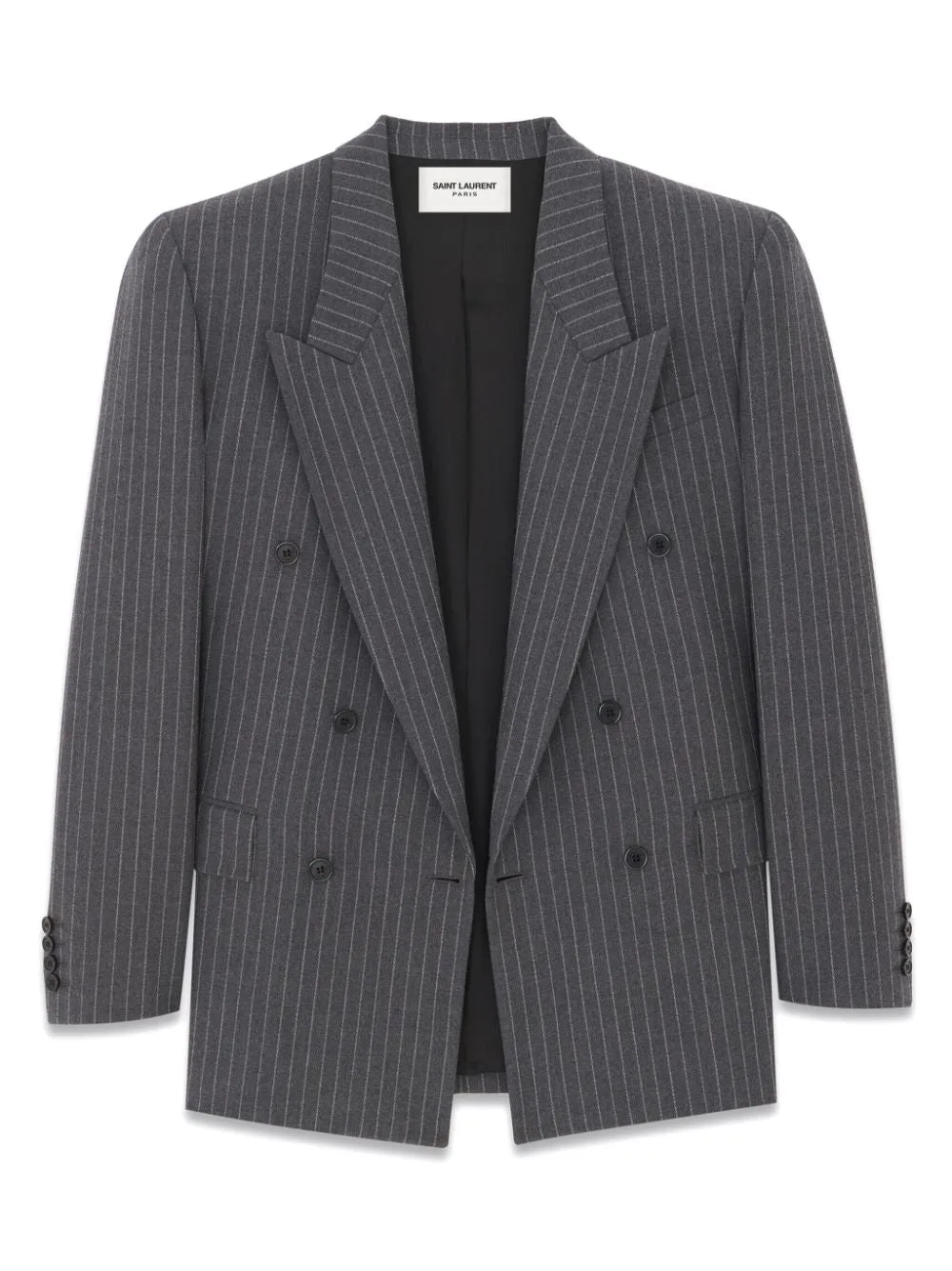 PINSTRIPE DOUBLE BREASTED BLAZER