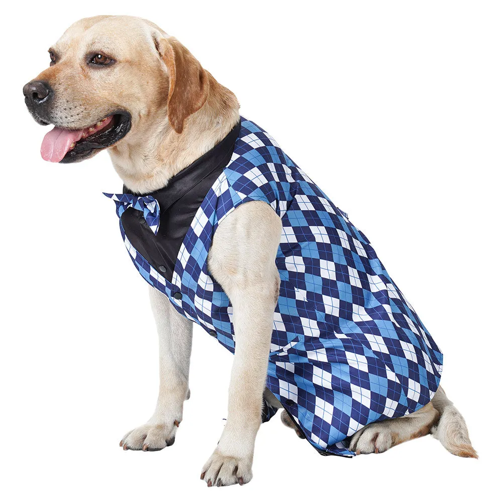 Plaid Pet Tuxedo Pet Vest