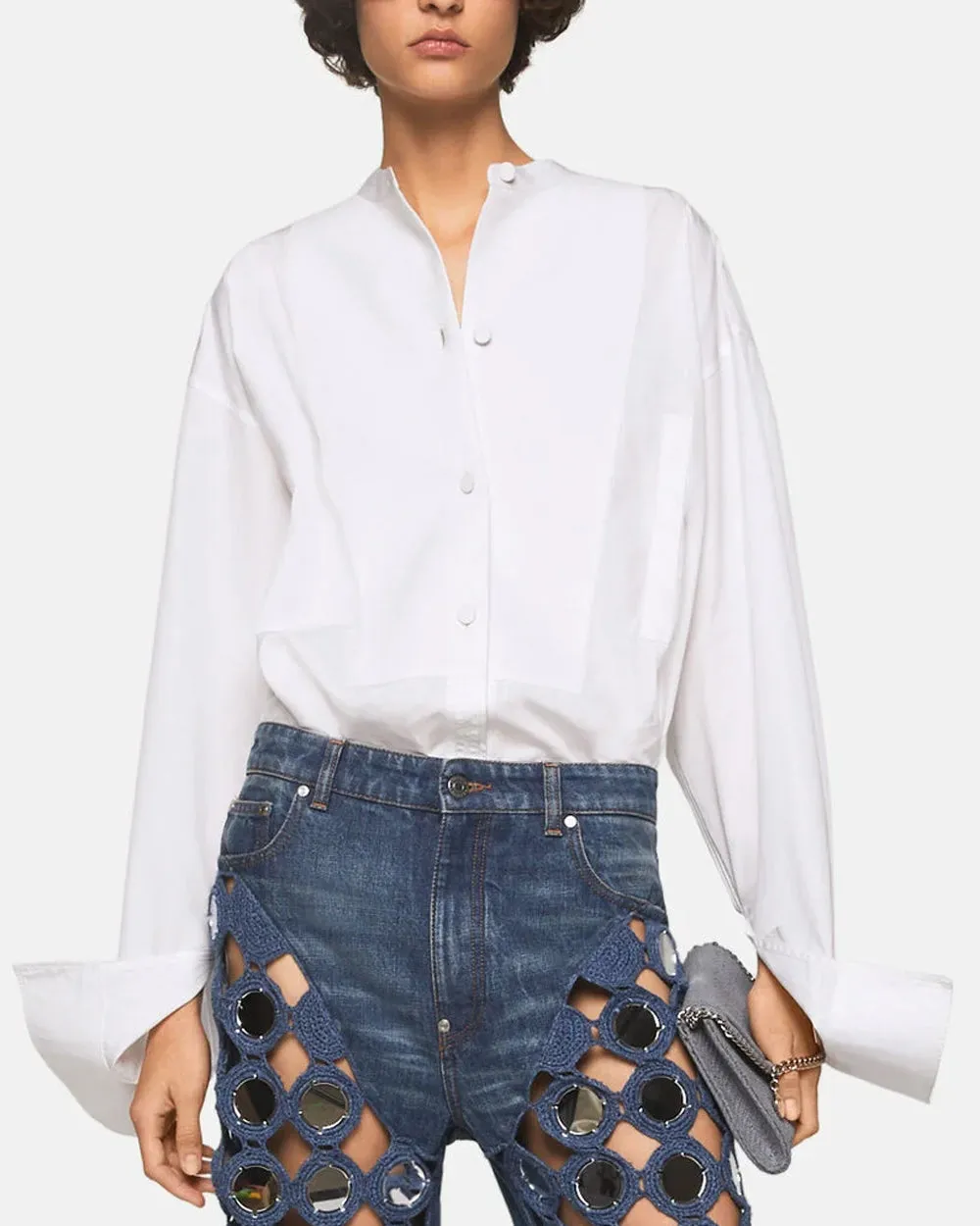 Pure White Plastron Shirt