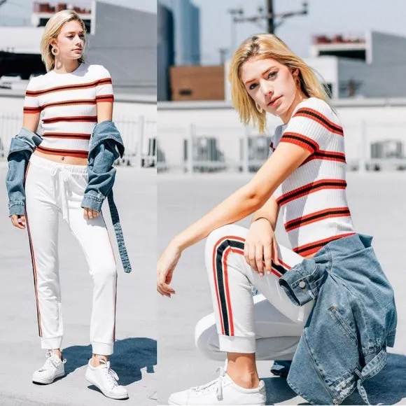 RACHEL Side Striped Joggers