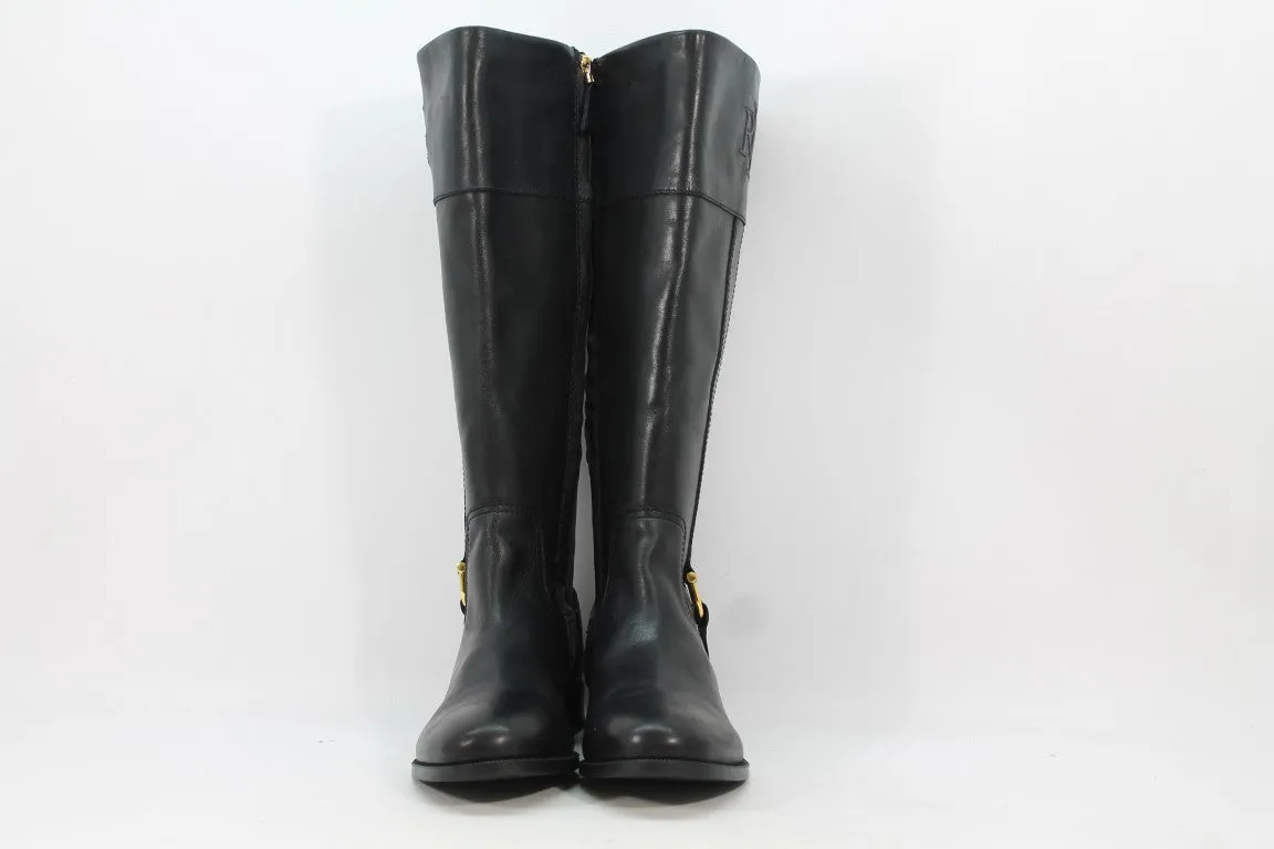 Ralph Lauren Brenadine Women's Black Boots 6.5M(ZAP12732)