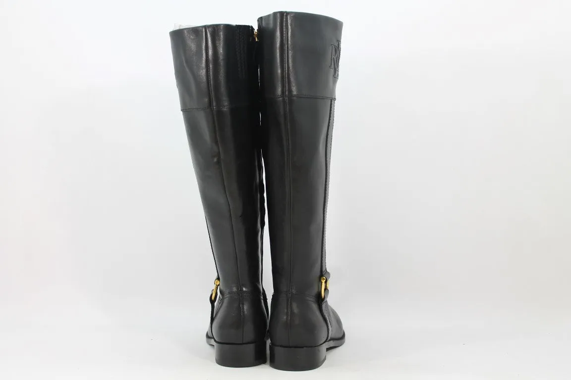 Ralph Lauren Brenadine Women's Black Boots 6.5M(ZAP12732)