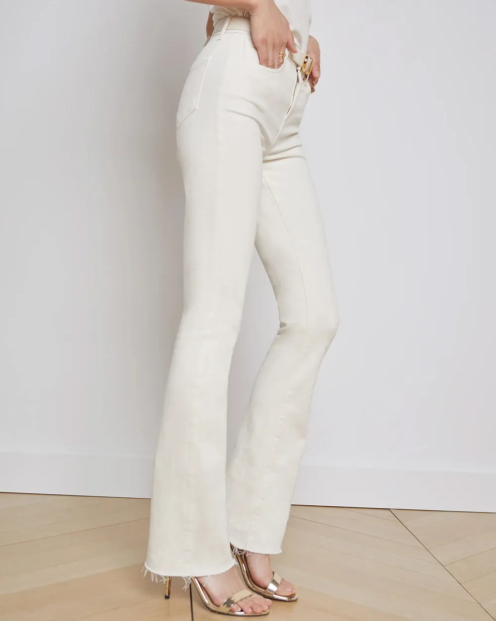 Ruth High Rise Straight Jean in Vintage White