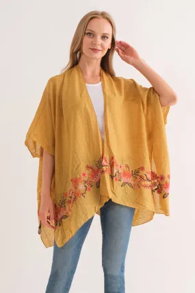 Sale - Arlene Honey Cropped Kimono