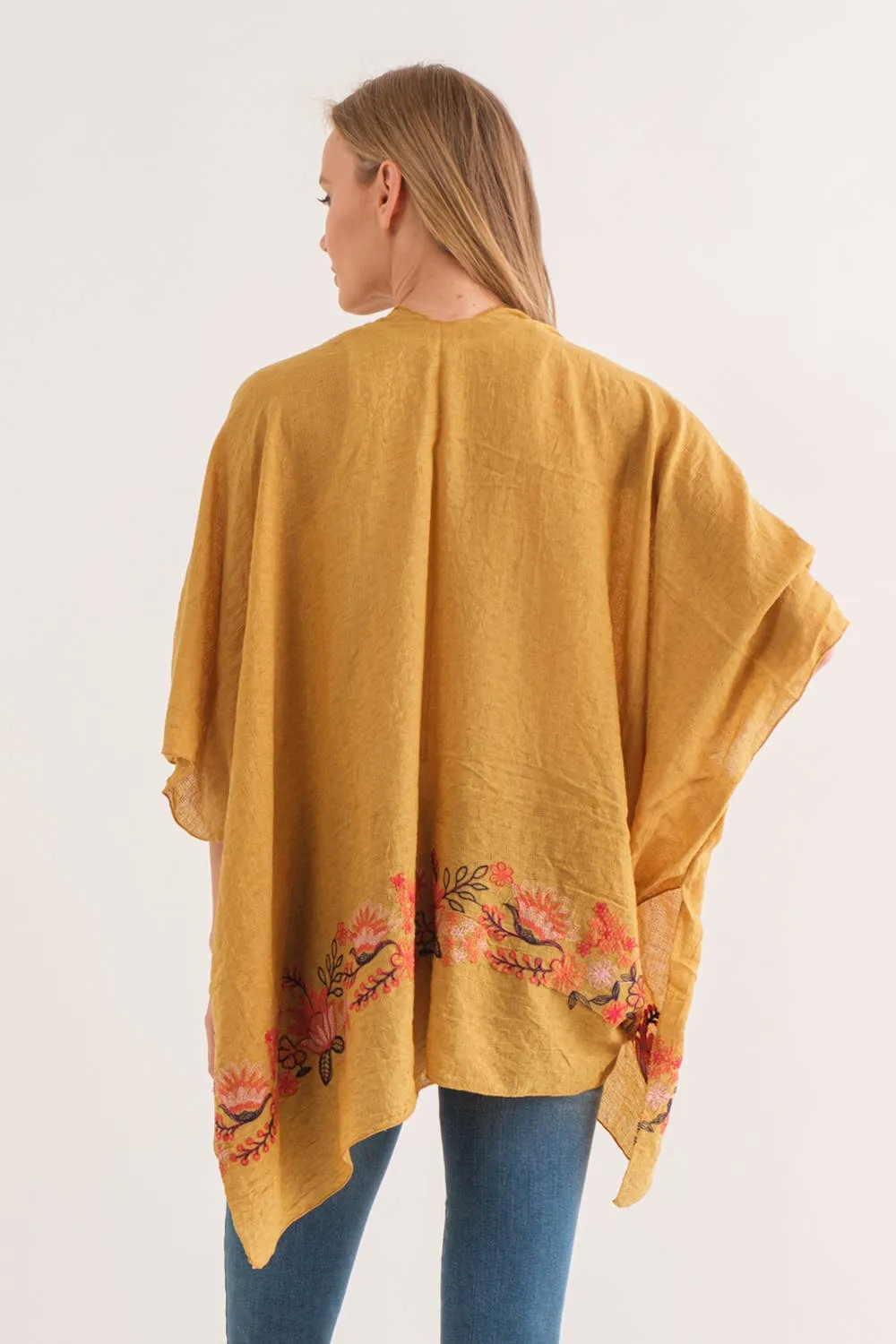 Sale - Arlene Honey Cropped Kimono