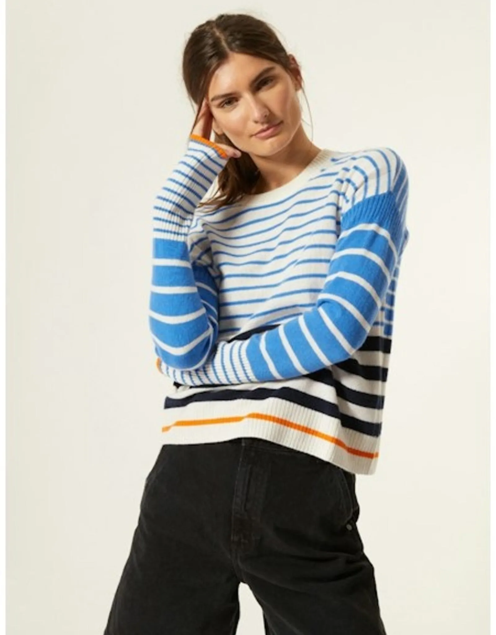 Sarah Stripe Crew