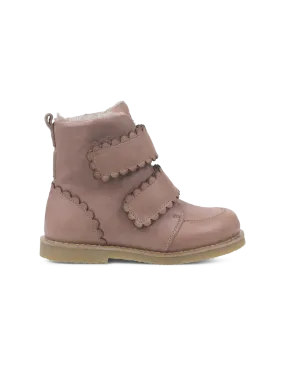 Scallop Winter Boot - Old rose