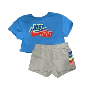 SET T-SHIRT + SHORT SPORT DNA BOXY Kid Grey