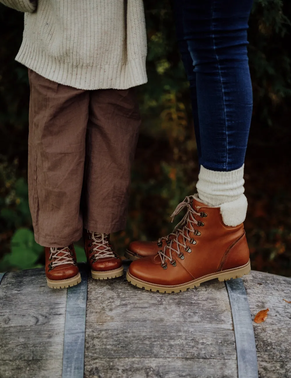 Shearling Winter Boot - Cognac