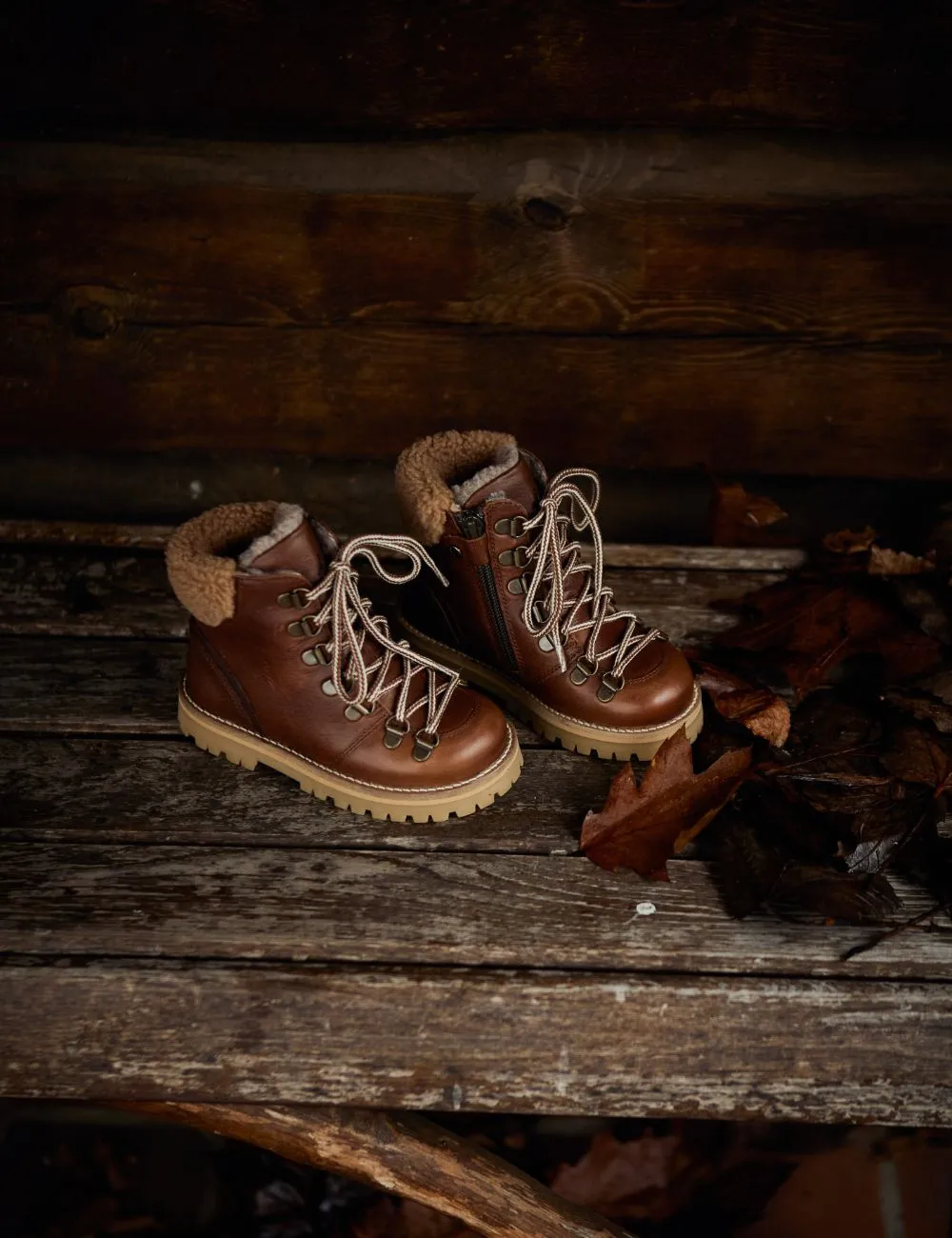 Shearling Winter Boot - Hazelnut