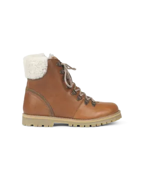 Shearling Winter Boot Women - Cognac