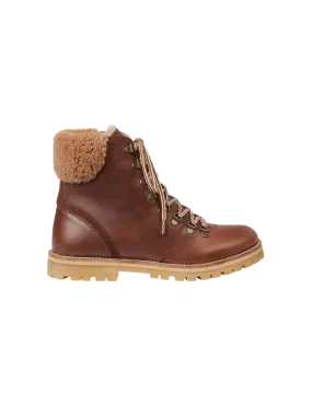 Shearling Winter Boot Women - Hazelnut