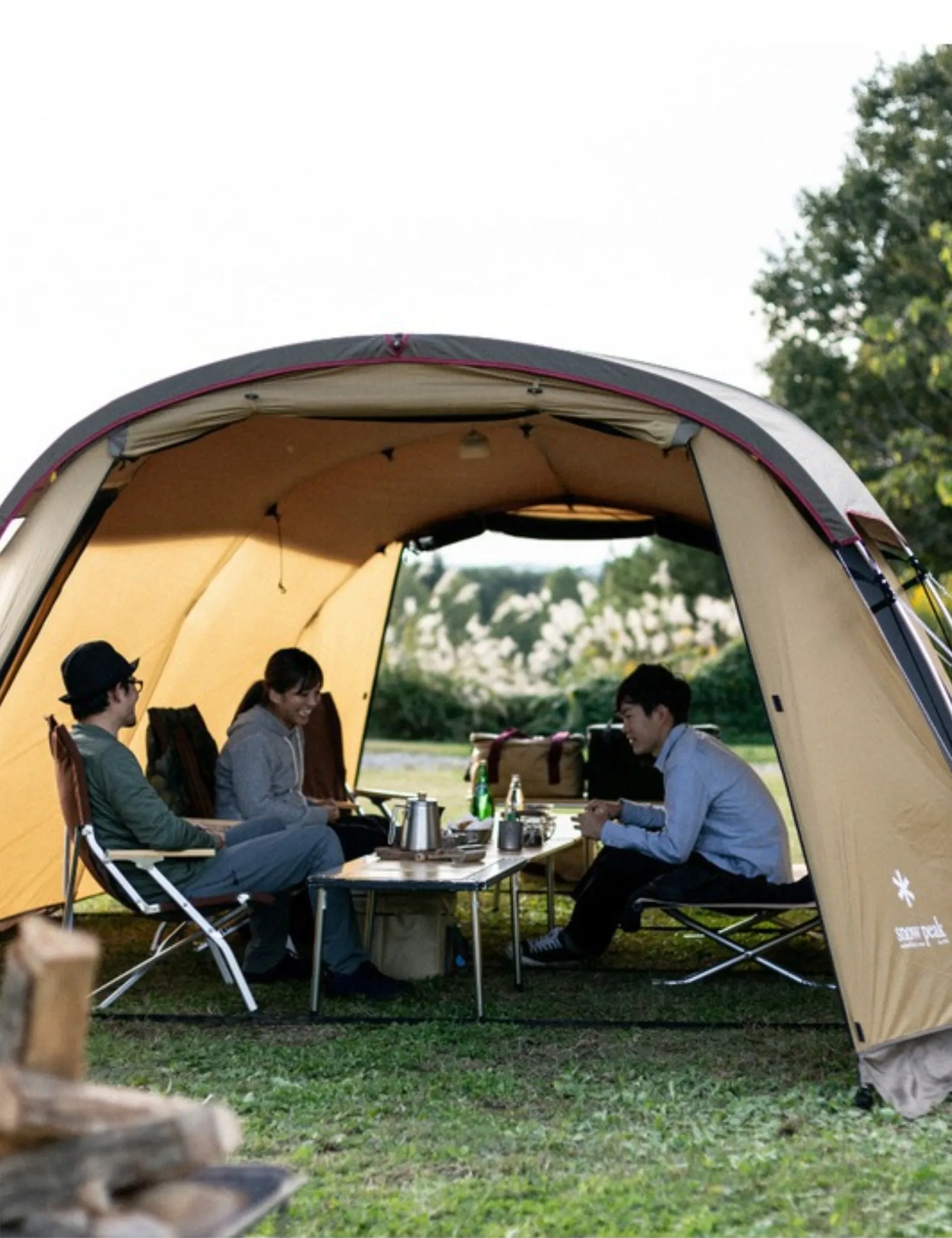 Snow Peak Entry 2 Room Elfield Tent - Brown