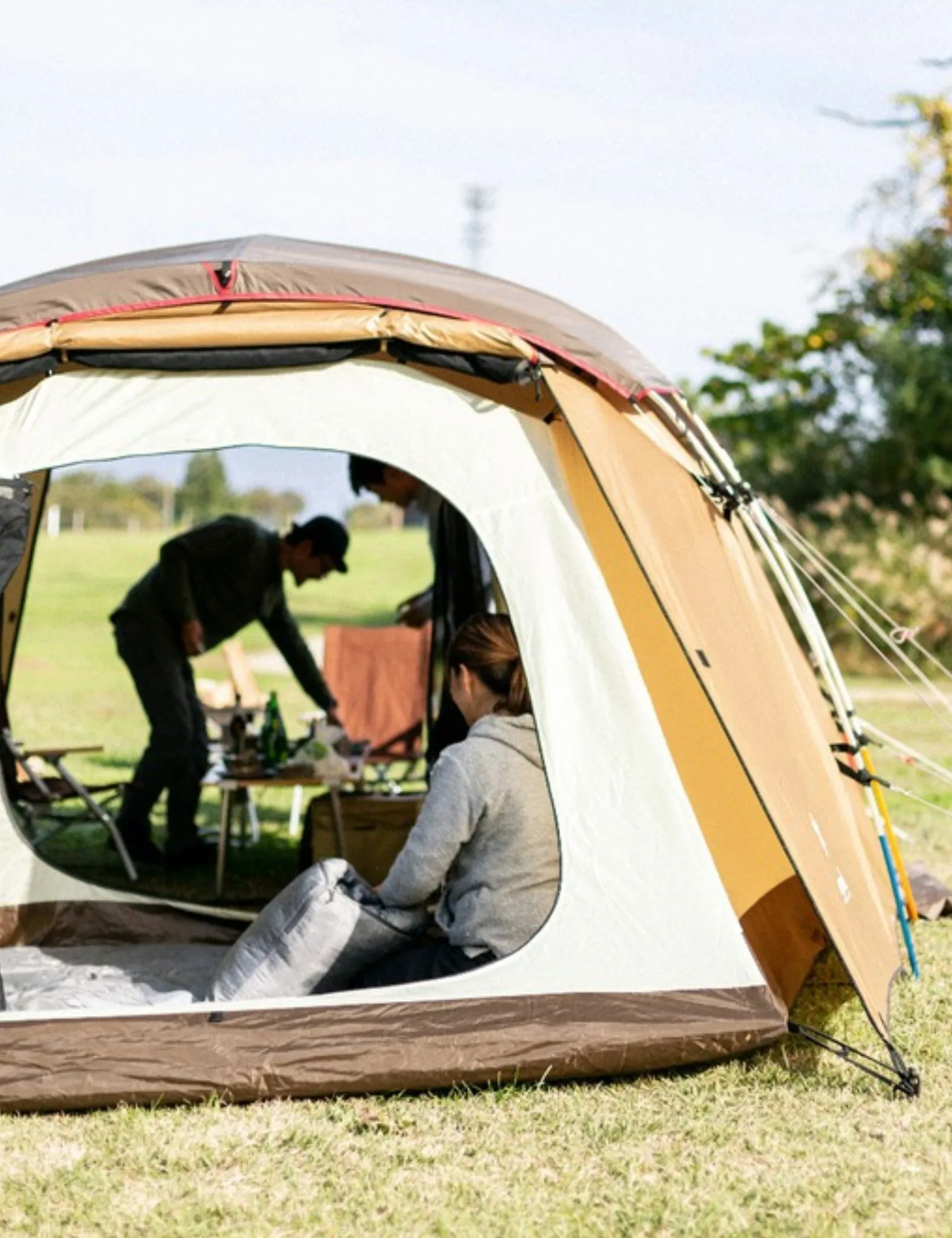 Snow Peak Entry 2 Room Elfield Tent - Brown