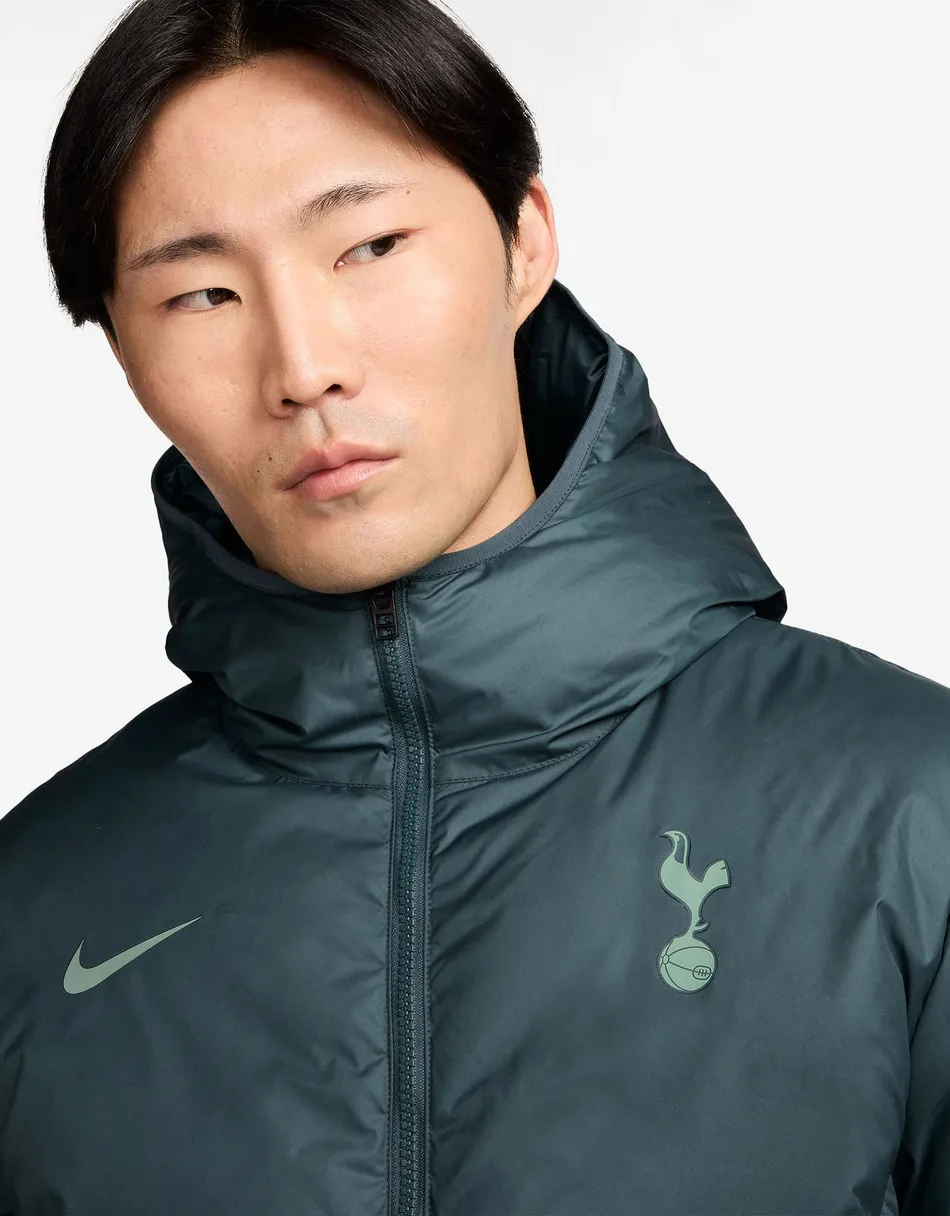 Spurs Nike Mens Dark Green Padded Parka Jacket 2024/25