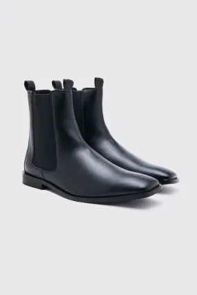 Square Toe Chelsea Boot