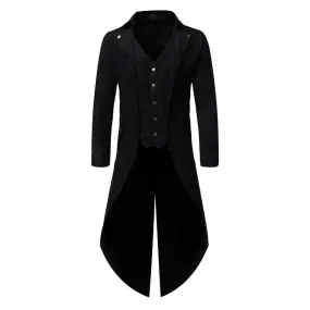 Steampunk Tailcoat Medieval Gothic Coat Jacket Renaissance Formal Tuxedo