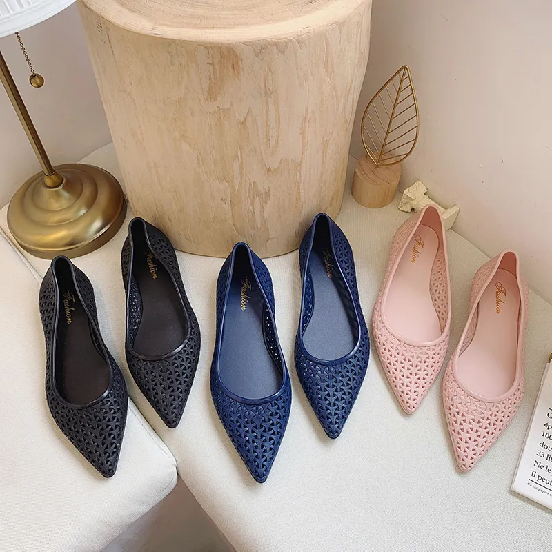 Summer Casual Fashion Shallow Hollow Women's Flat Shoes.