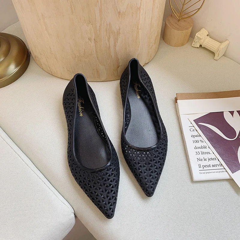 Summer Casual Fashion Shallow Hollow Women's Flat Shoes.