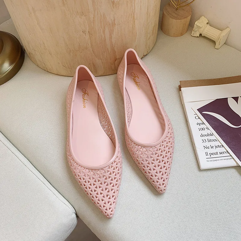 Summer Casual Fashion Shallow Hollow Women's Flat Shoes.