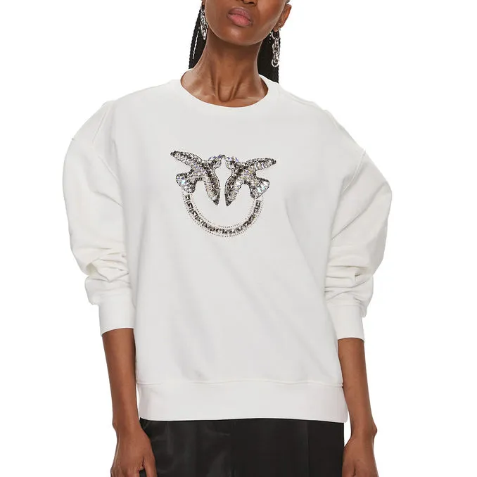 SWEATSHIRT NELLY Woman White Nembo