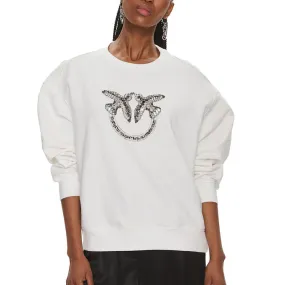 SWEATSHIRT NELLY Woman White Nembo