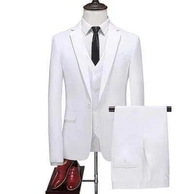 Three Piece Wedding Suit