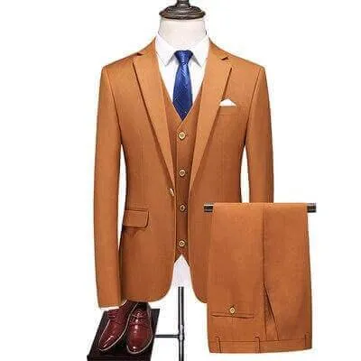 Three Piece Wedding Suit