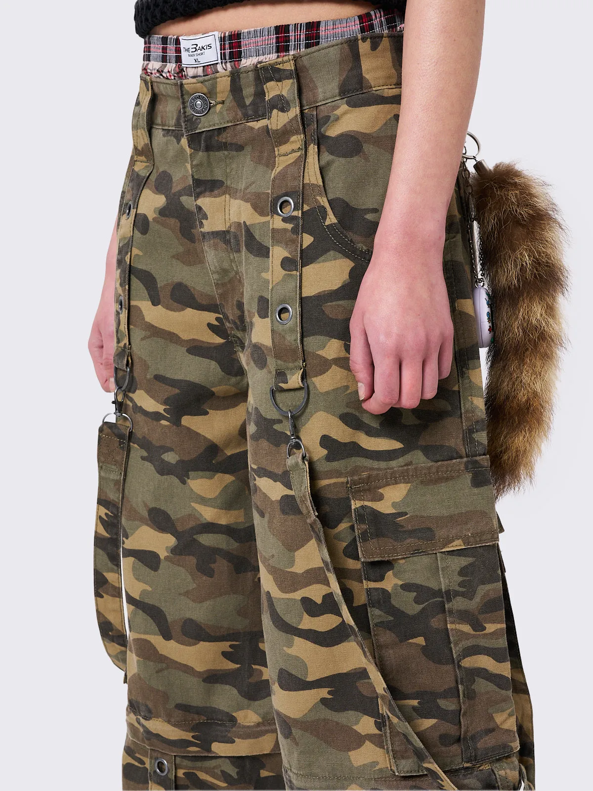 Trek Camo Wide Leg Cargo Pants