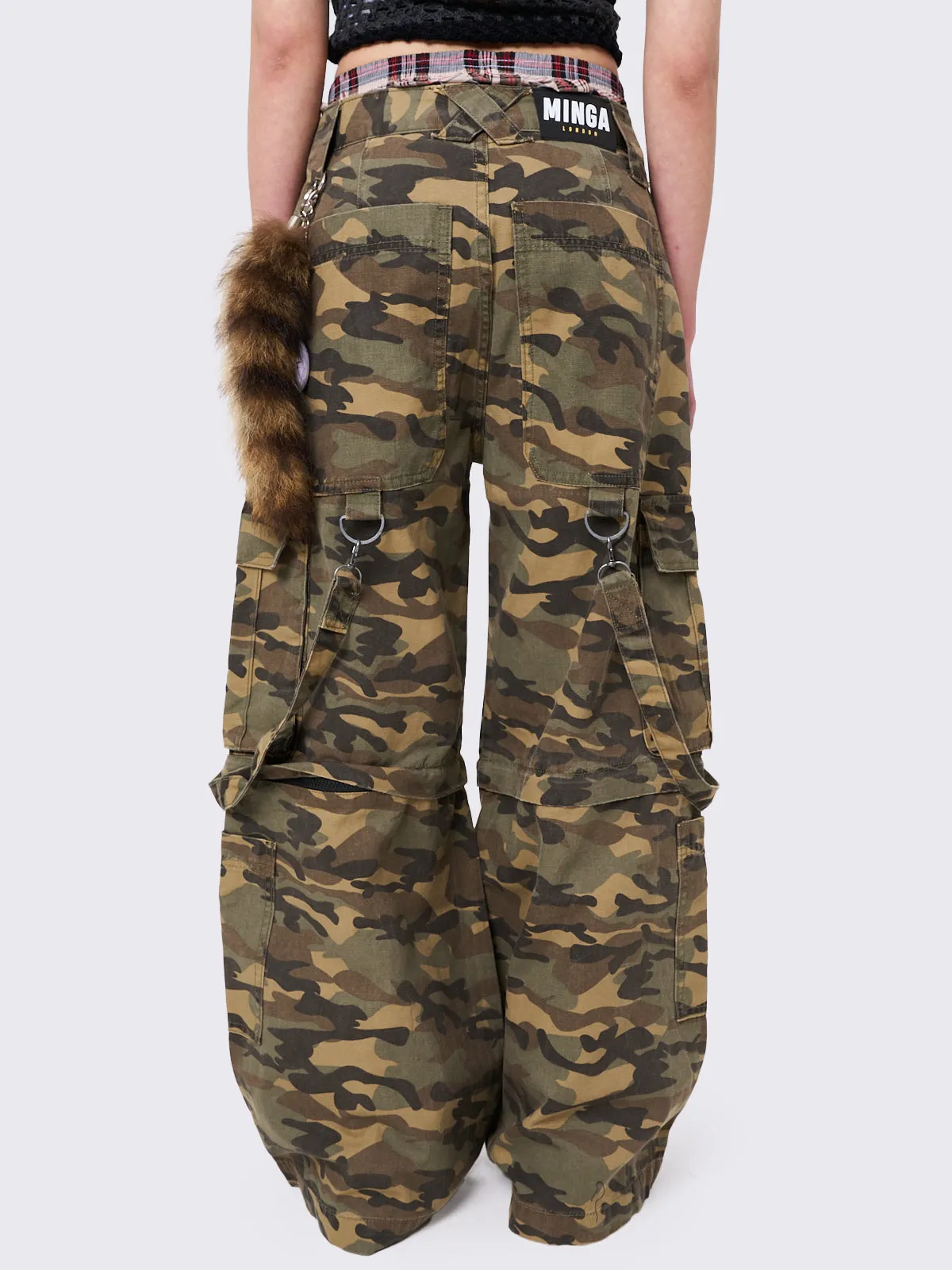 Trek Camo Wide Leg Cargo Pants