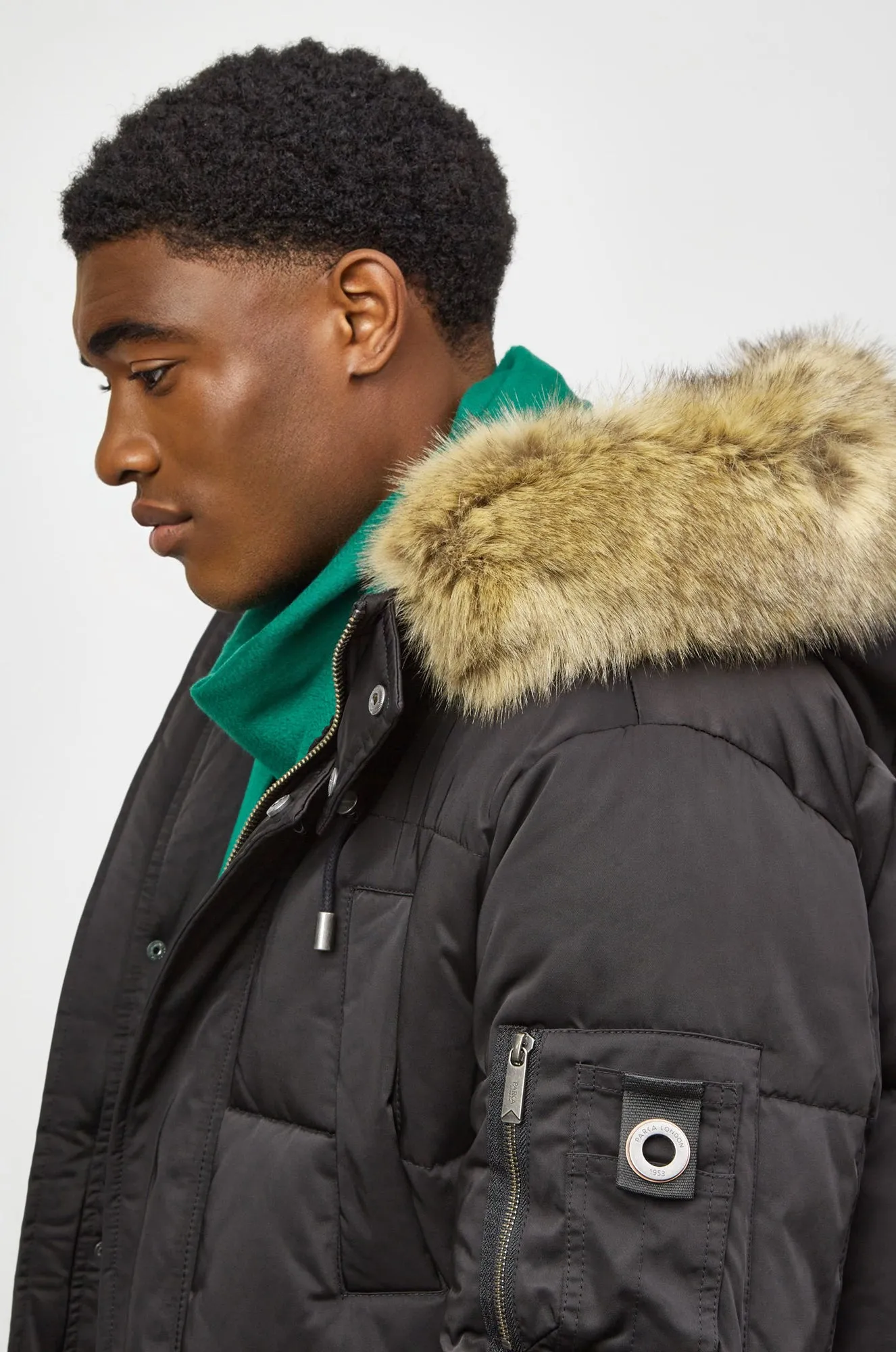 Truman Mid-Length Faux Fur Parka